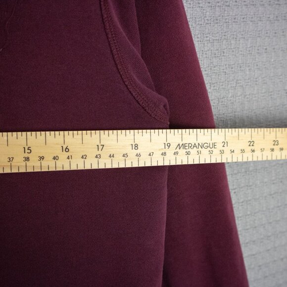 Y2K Aeropostale Fur lined zip up hoodie sweatshirt - Picture 8 of 13